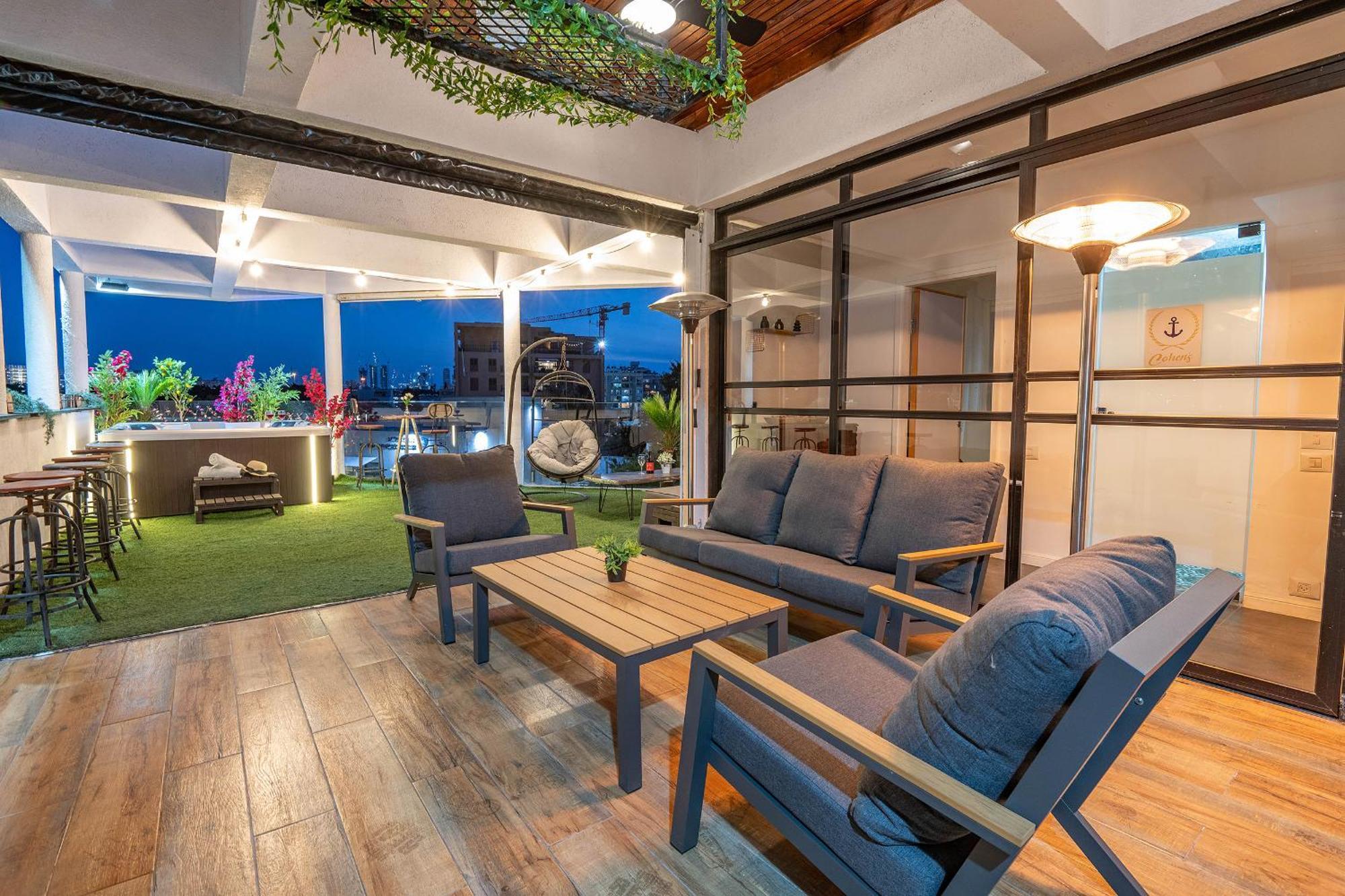 Апартаменты Luxurious Penthouse In Tel Aviv With Pool Экстерьер фото
